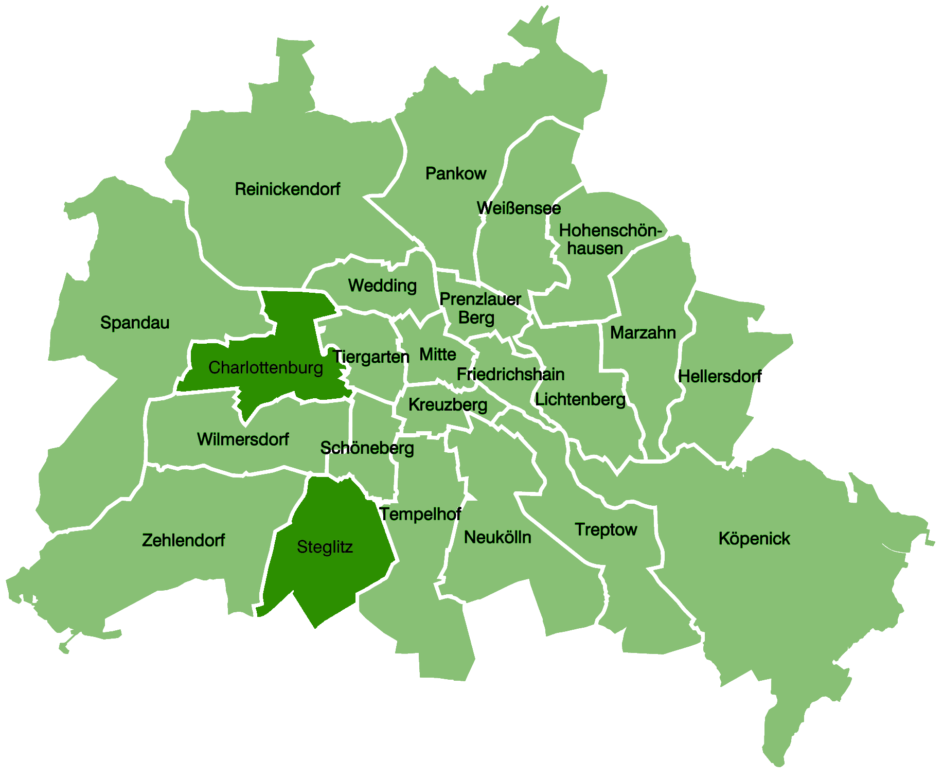 Berliner Bezirke
