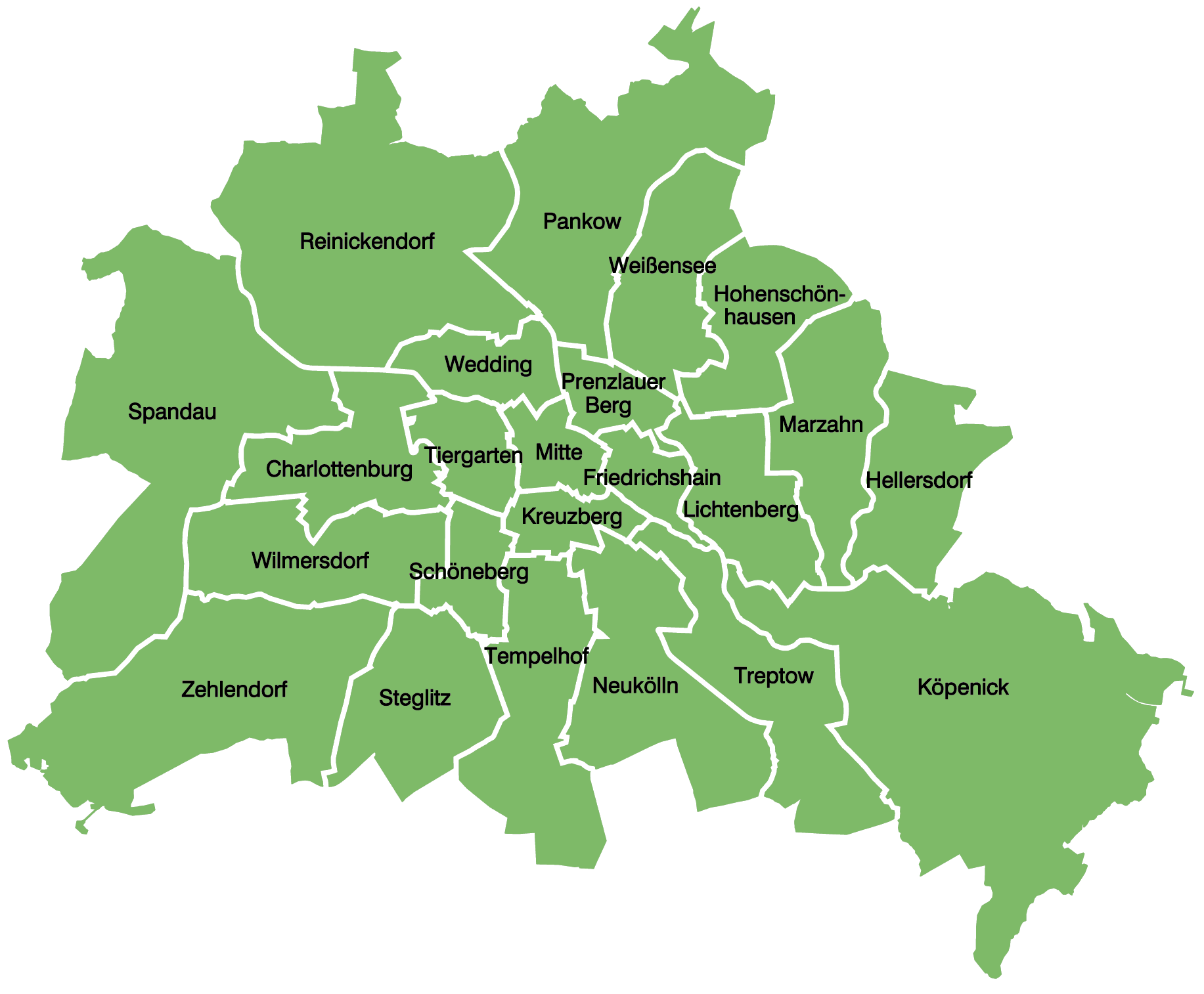Berliner Bezirke